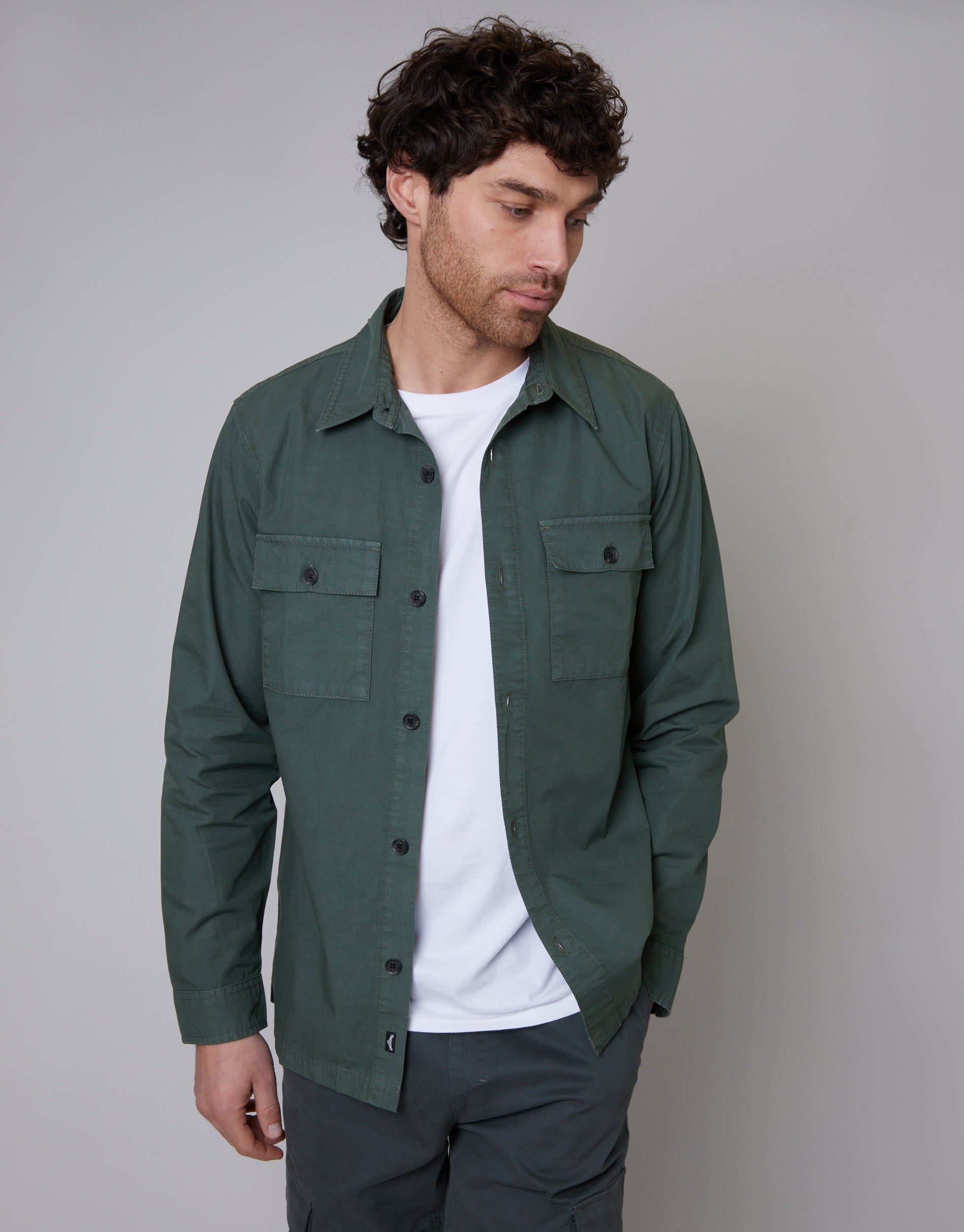 MENS SHACKET L/SLV MINISTRY