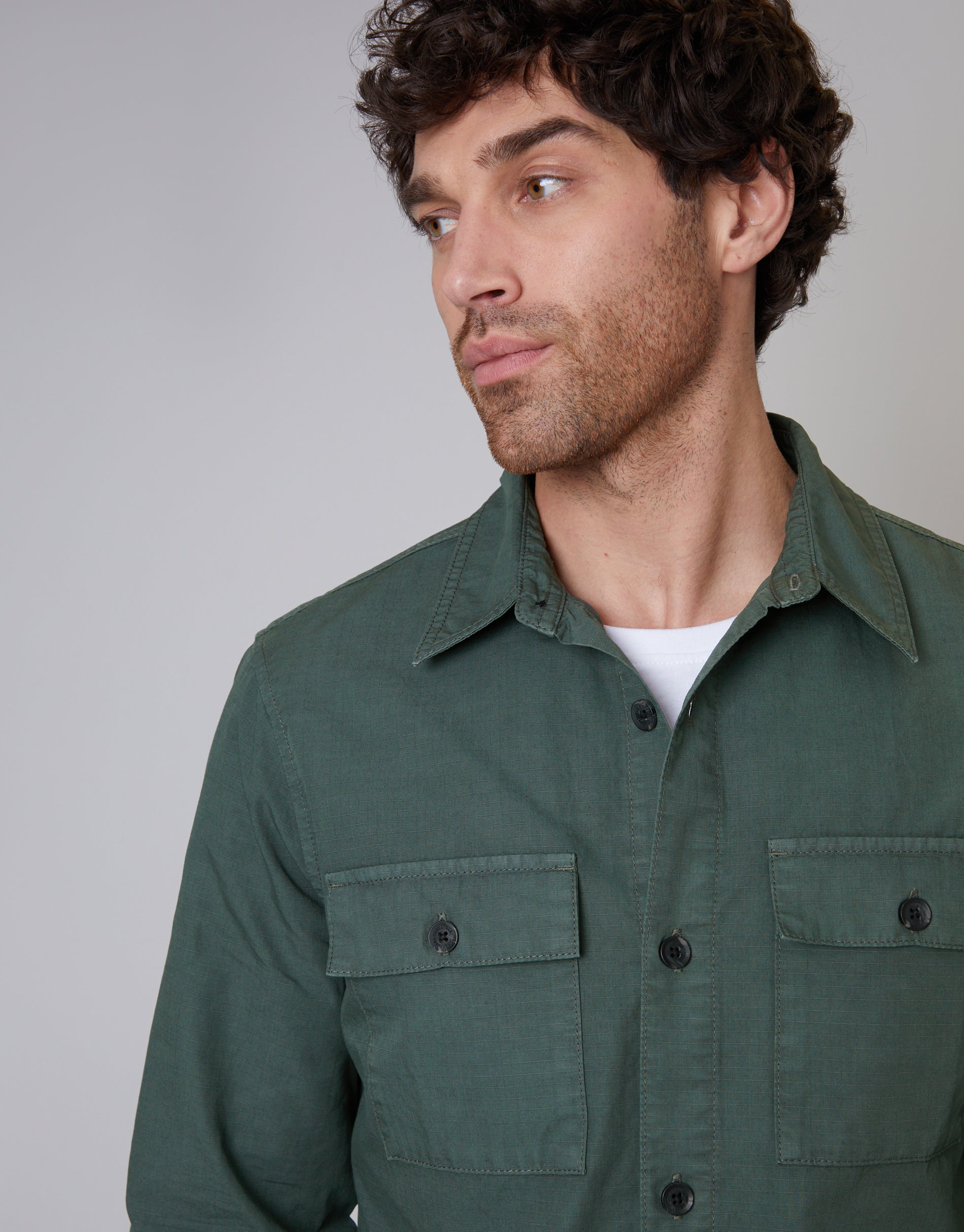 MENS SHACKET L/SLV MINISTRY