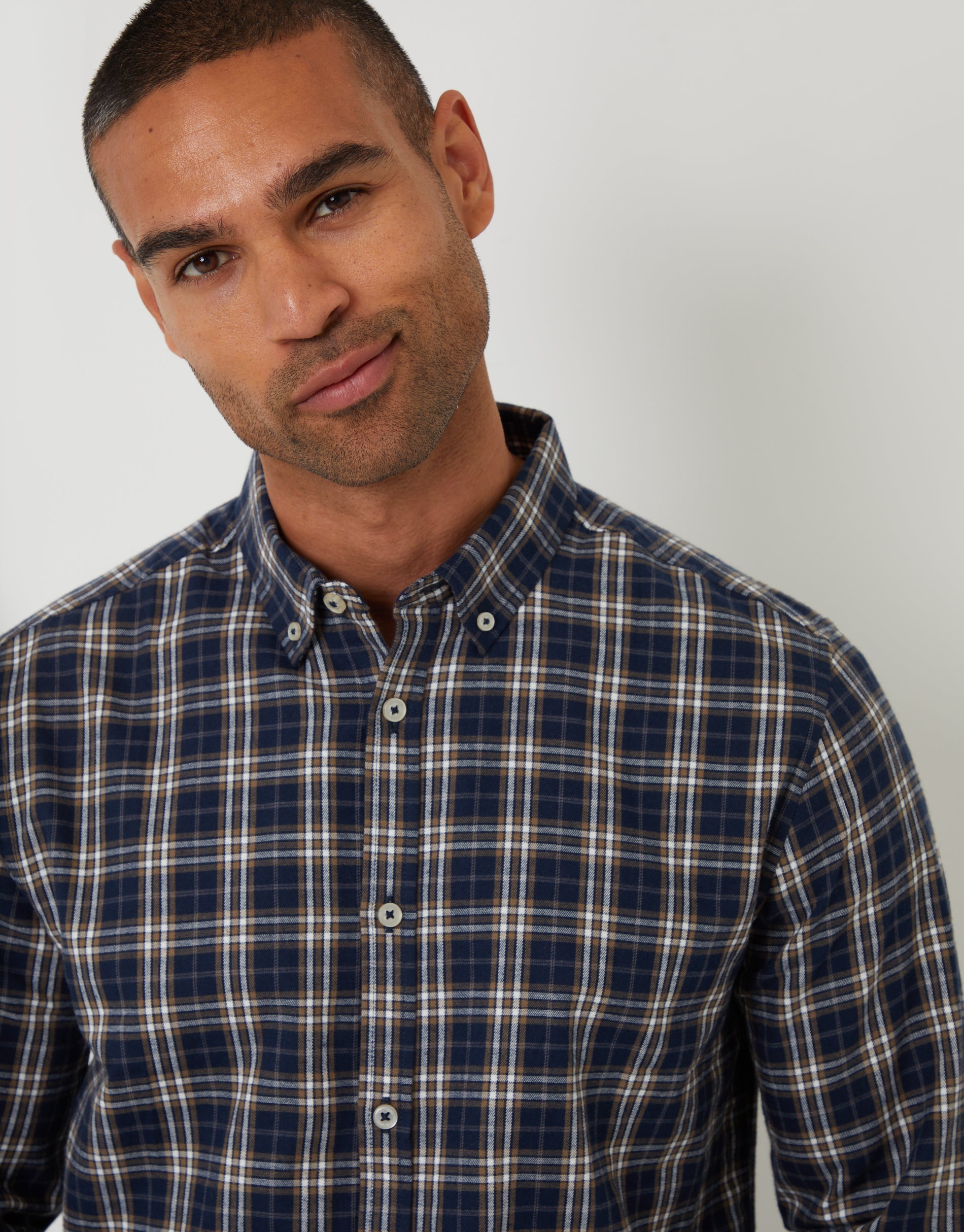 MENS SHIRT L/SLV FLANNEL