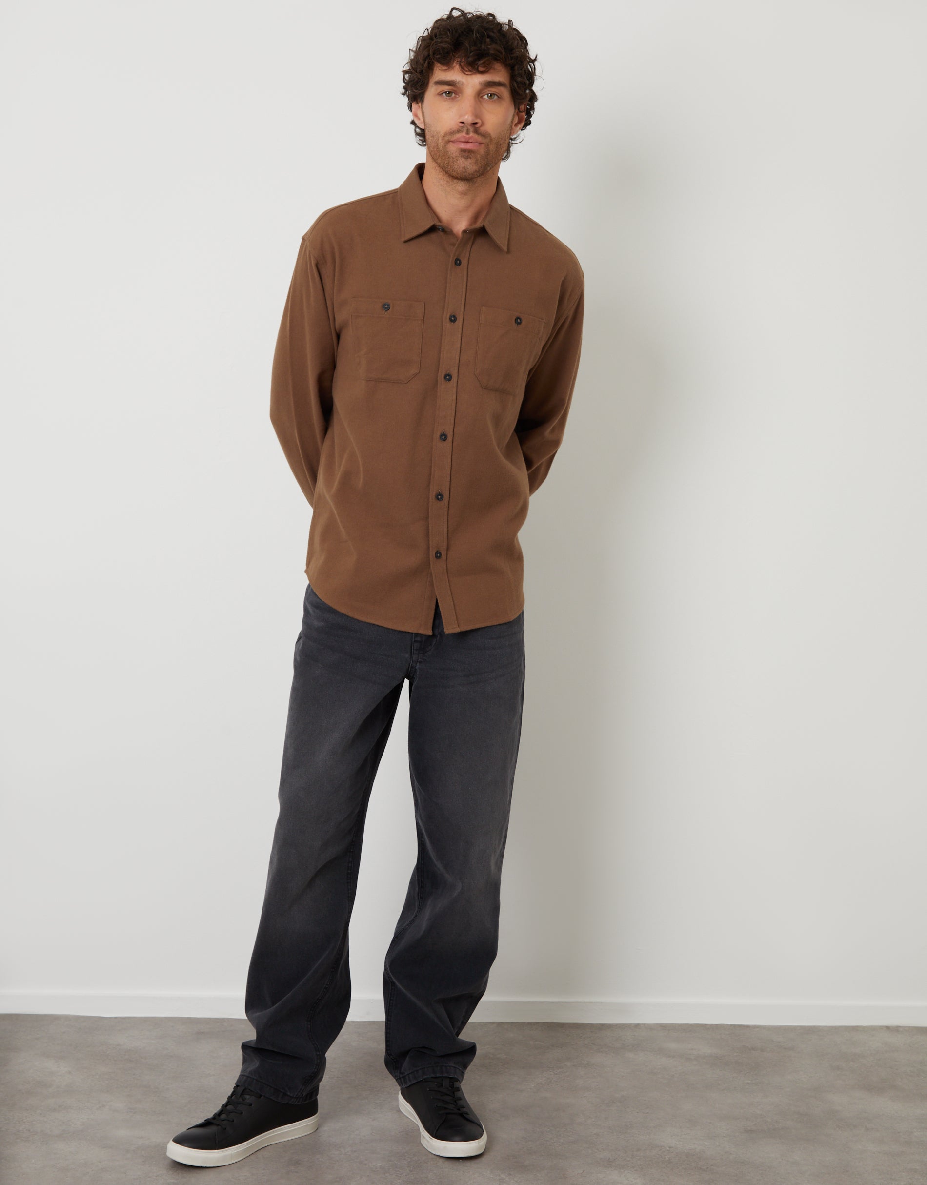 MENS SHIRT L/SLV FIREFIELD