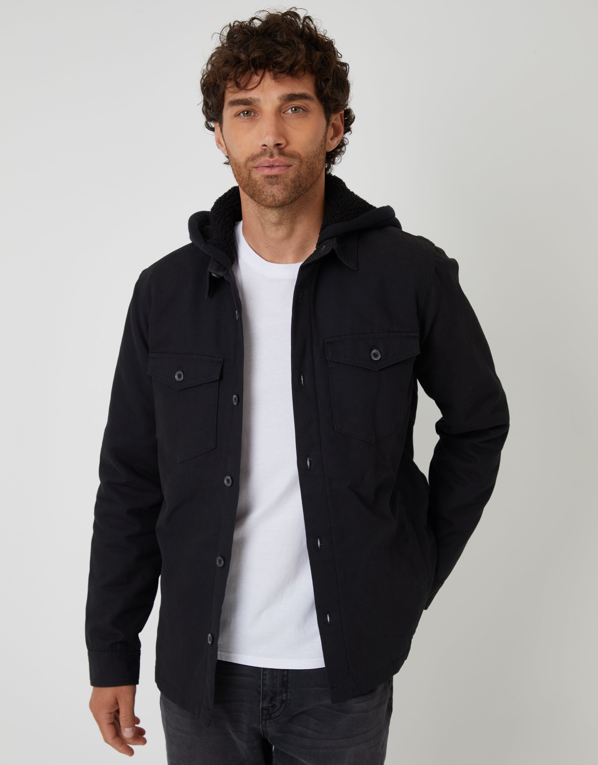 MENS SHACKET L/SLV SODA