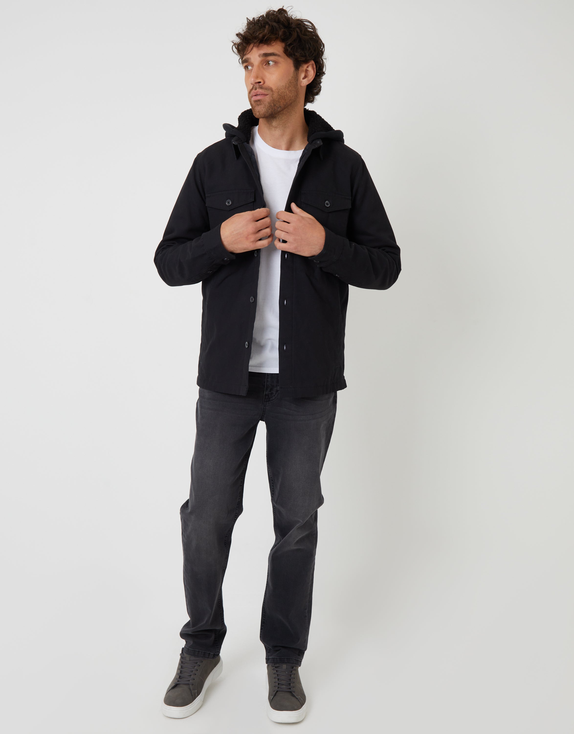 MENS SHACKET L/SLV SODA